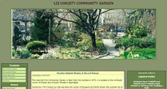 Desktop Screenshot of lizchristygarden.us